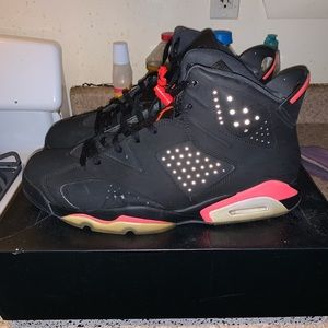 Air Jordan retro 6 black/infrared size 14